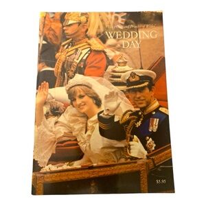 VTG 1981 Prince and Princess of Wales’ Wedding Day Collectible 32 Page Book